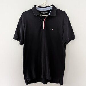 Tommy Hilfiger Men’s Polo – Blue, Gently used condition, Size L